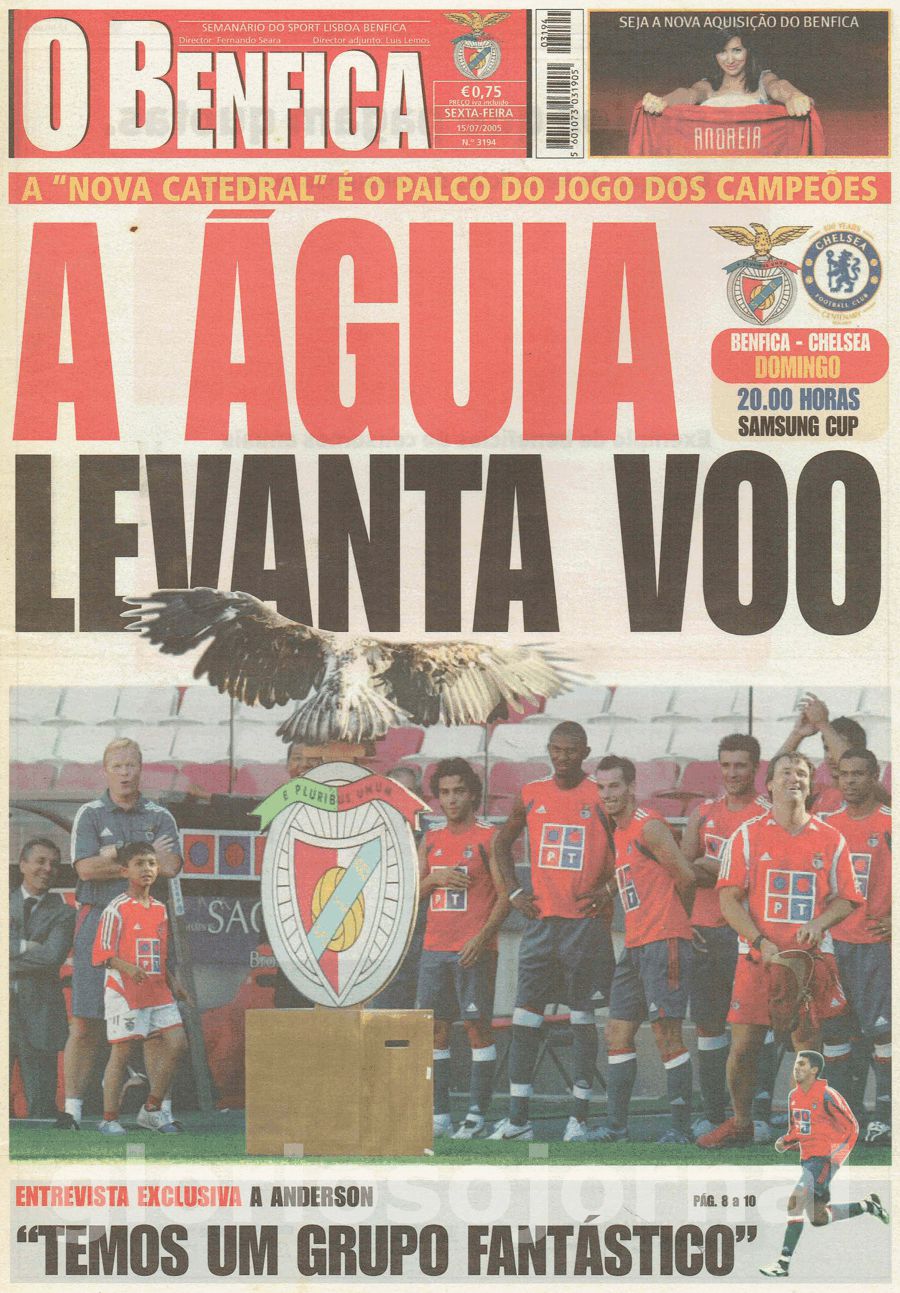 jornal o benfica 3194 2005-07-15